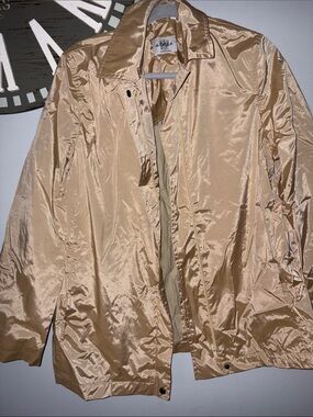 Apria made in Italy Lightweight Champagne belted Windbreaker Jacket for Women